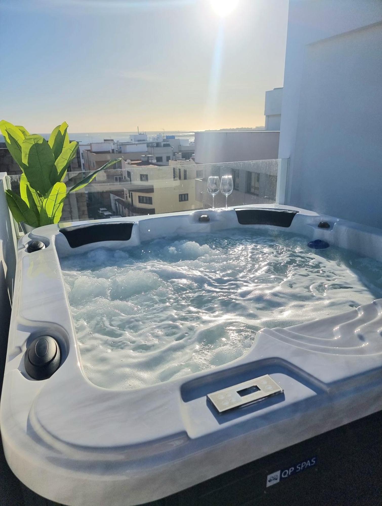 Ferienwohnung Luxury Penthouse Valentin With Jacuzzi Corralejo Exterior foto
